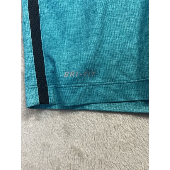 Nike Men's‎ XL Tiger Woods Polo Shirt Gray Blue TW Velocity Glow Stripe - Picture 2 of 8